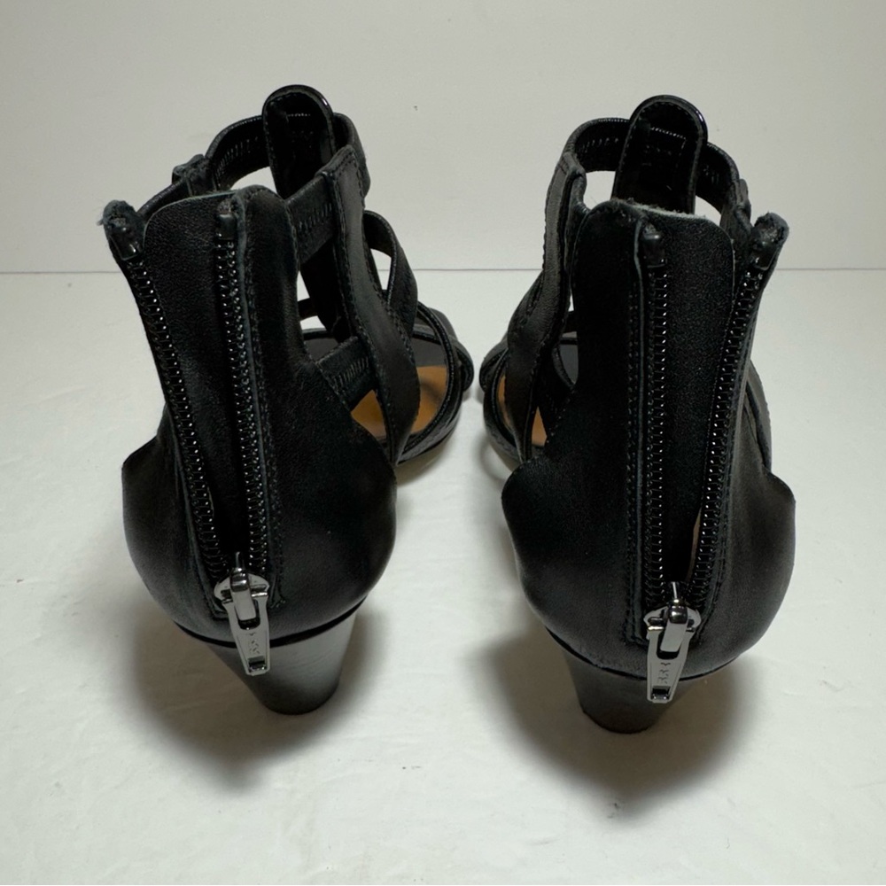 Donald J. Pliner 'Arcadia' Black Strappy Sandals Heels Size 7 - Picture 7 of 15